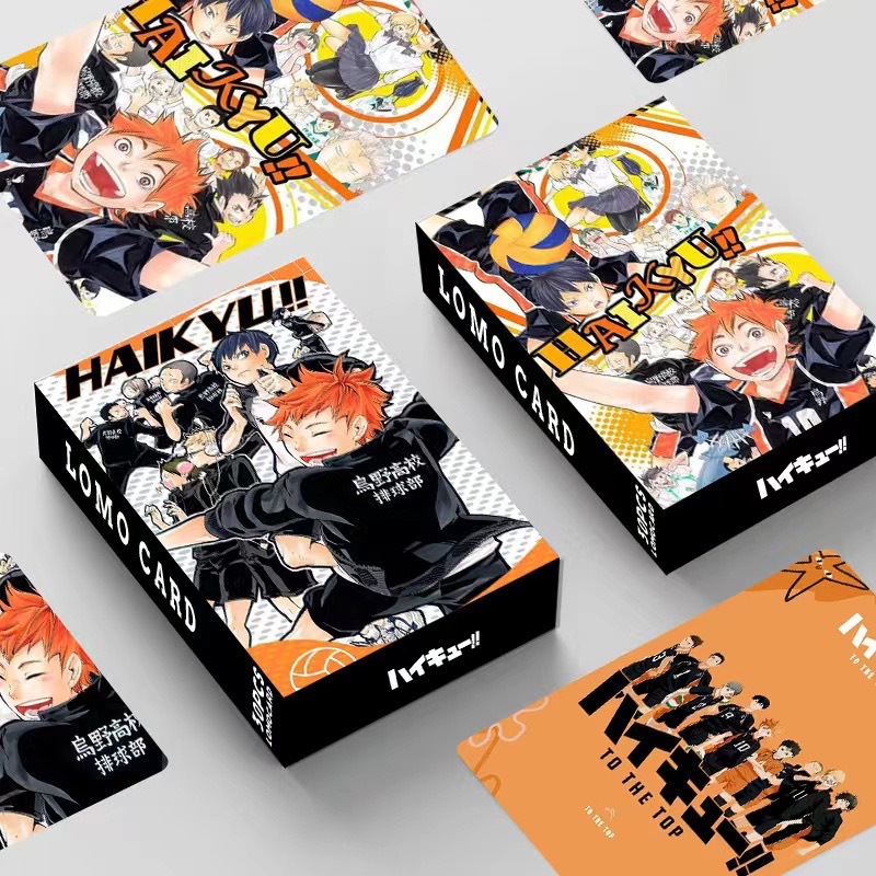 Anime Merchandise In Japanese - 32 قطعة/مجموعة من بطاقات الأنمي الصغيرة،