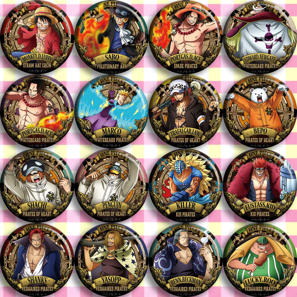 ONEPIECE أنيمي شارة C نمط لوفي - مراجعة Anime Merchandise In Japanese وسعره