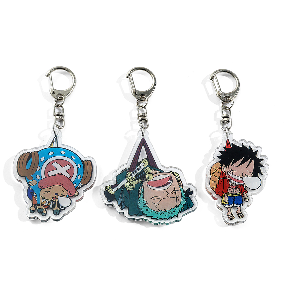 سلسلة مفاتيح أكريليك مزدوجة ال - مراجعة Popular Anime Merchandise وسعره