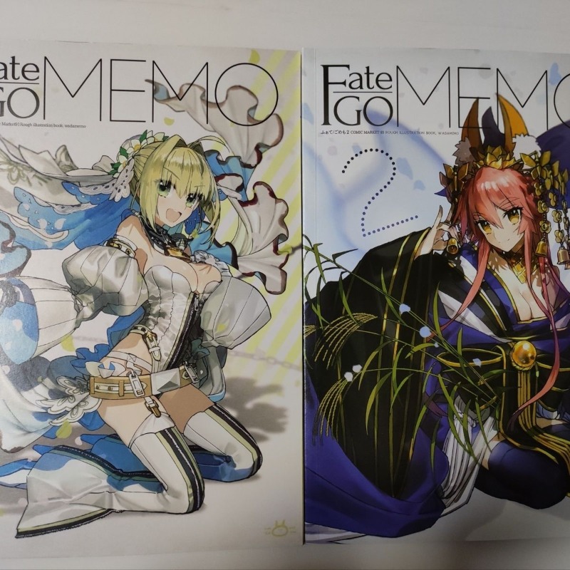 كتابان: Fate GO MEMO 1 و 2، كت - مراجعة Fate Anime Merchandise وسعره