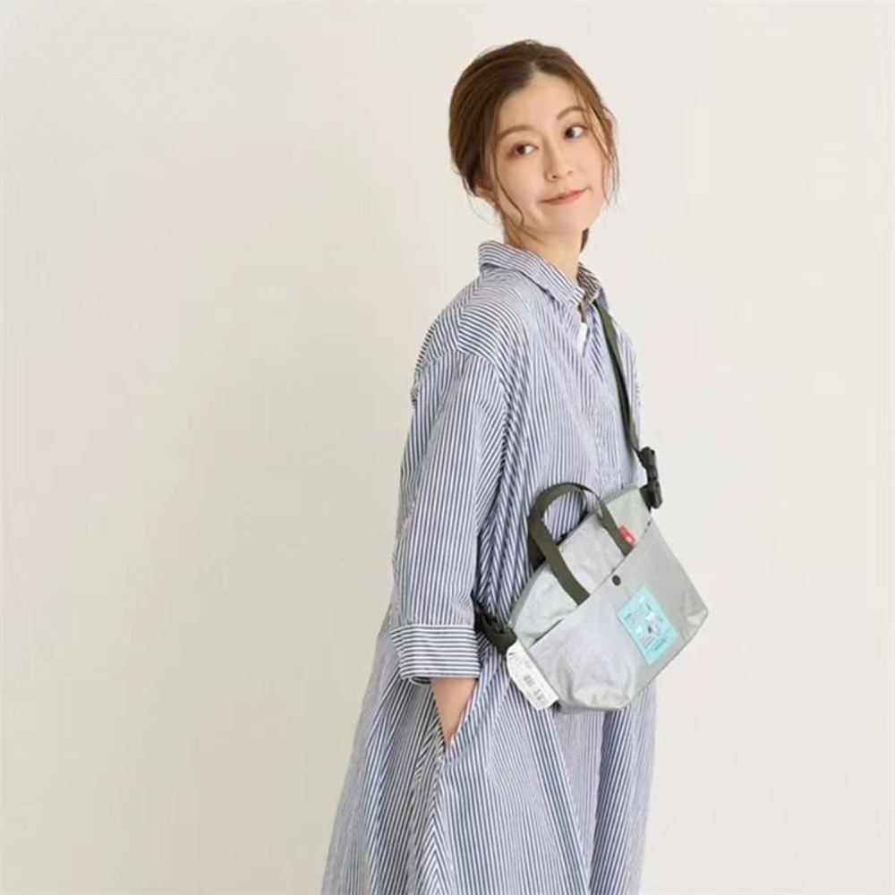 حقيبة كتف منسوجة من Ins Snoopy - مراجعة Anime Merchandise In Japanese وسعره